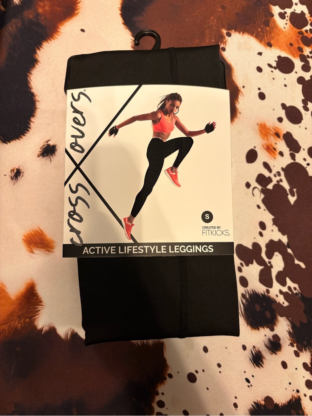 FITKICKS Cross Overs Active Lifestyle Leggings - Black